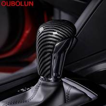 OUBOLUN For Mazda 3 M3 Axela 2019 2020 Front Middle Control Gear Shift Knob Handle Cap Frame Cover Trim Interior Accessories ABS 2024 - buy cheap