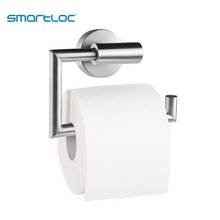 Smartloc-soporte de papel higiénico de acero inoxidable, estante de almacenamiento de pañuelos de cocina, WC, accesorios de baño, estante organizador de baño 2024 - compra barato