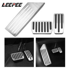 LEEPEE Accelerator Gas Fuel Brake Pedal Rest Pedal Pads Cover Aluminum alloy Foot Pedal For Tesla Model 3 Auto Interior Parts 2024 - buy cheap