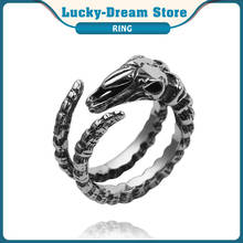 Anillo de ciclista Punk Rock para hombre, anillo de Metal con garra de dragón para hombre, Vintage, gótico, accesorios para jóvenes 2024 - compra barato