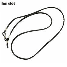 Imixlot-cordón ajustable para gafas, correa de cuero negro, correa para el cuello, banda de cuerda, 10 Uds. 2024 - compra barato