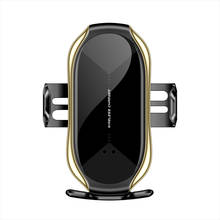 Wireless Charger Car Mount for Air Vent Mount Car Phone Holder Intelligent Infrared Fast Wireless Charging Charger For iPhone 11 2024 - buy cheap