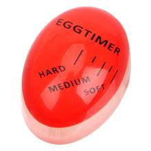 Таймер для яиц, меняющий цвет, из смолы, идеальные вареные яйца по температуре, кухонный помощник, оранжевый таймер, инструменты 2024 - купить недорого