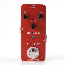 CUVAVE DIST-British Classic Distortion Guitar Effect Pedal True Bypass Fully Metal Shell Guitar Parts & Accessories 2024 - buy cheap
