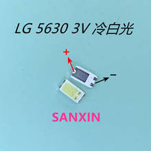 Para LG 5630 3V 0,5 W LED retroiluminación LED de media potencia blanco iluminación LCD trasera para TV 500 Uds 2024 - compra barato
