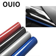 High Glossy 5D Carbon Fiber Vinyl Film Car Stickers for VW Polo 6r 9n golf 7 Passat B8 Ford focus 2 fiesta Audi A4 B8 B6 B5 B7 2024 - buy cheap