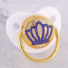 Luxury Baby Pacifier Wholesale Bling Bling Pacifier with Rhinestones Baby Orthodontic Dummy Crystal Pacifier Nipple 2024 - buy cheap