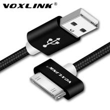 USB-кабель VOXLINK для быстрой зарядки и синхронизации данных iphone 4, 4s, 3GS, 3G, iPad 1, 2, 3, iPod Nano itouch, 30-контактный адаптер, зарядное устройство 2024 - купить недорого