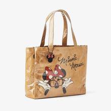 Disney Mickey mouse Cartoon Tote Bag Washed Paper Waterproof One Shoulder Lady Bag Kraft Paper Shopping Bag 2024 - buy cheap