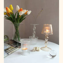 Vasos decorativos de vidro vaso flor casamento decoração para casa sala estar arranjo nórdico transparente hidropônico terrário 2024 - compre barato