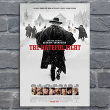 Póster de seda de película The Hateful Eight, impresiones artísticas de pared, imágenes decorativas, carteles de Quentin Tarantino 2024 - compra barato