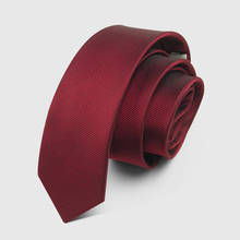 New Groom Wedding Tie Red 6CM Silk Ties For Men Business Suit Work Necktie Male Fashion Party Engagement Neck Tie Gift Box 2024 - buy cheap