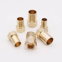 Encaixe de mangueira de bronze, adaptador de acoplador, rosca fêmea, 1/8 ", 1/4", 1/2 ", 3/8", bsp, 4mm, 8mm, 10mm, 19mm 2024 - compre barato