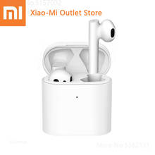 Original Xiaomi Air 2s TWS Airdots Pro 2 Mi True Wireless Earphones ENC Tap Control Voice Dynamic Half In-Ear Comfort 2024 - buy cheap