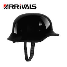 Half Face Motorcycle Helmet Light Weight Cap Style Fiberglass Shell DD Ring Buckle Retro Vintage Helmet 2024 - buy cheap