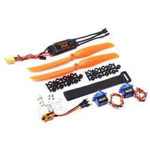 A2212 1400KV Brushless Motor 40A ESC XT60 Plug 8060 Propeller SG90 9G Micro-Servo for RC Fixed Wing Plane Helicopter 2024 - buy cheap