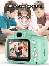 Высокое качество Детская цифровая HD 1080P видео камера игрушки 2,0 дюймов цветной дисплей ребенок день рождения камера игрушка для младенцев подарок на Новый год 2024 - купить недорого