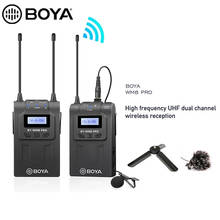 BOYA WM8 Pro-K1K2 UHF Wireless Lavalier Microphone System Audio Video Recorder Receiver for Canon Nikon Sony Camera Professional 2024 - buy cheap