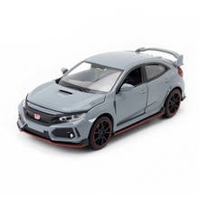 New Arrival 1:32 Scale HONDA CIVIC TYPE R Car  Alloy Car Model Edition Collection Cars Toy Birthday Present Boy V208 2024 - buy cheap