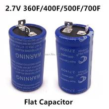 Capacitor super farad 2.7v 360f 400f 500f 700f, capacitor alto frequência, baixo esr, pés lisos, capacitor único para componentes eletrônicos de carro 2024 - compre barato