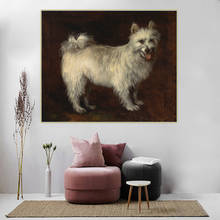 Citon Thomas Gainsborough《Spitz Dog》Canvas Art Oil Painting Cute Puppy Artwork Poster Picture Wall decor Home Decoration 2024 - buy cheap