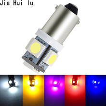 100PCS T11 BA9S 5050 5-SMD 5 LED SMD White Light Bulb Car light Source Car 12V Lamp T4W 3886X H6W 363 High Quality 2024 - buy cheap
