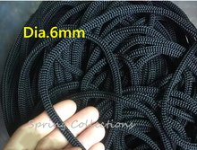 50m/PCS Dia.6mm Polypropylene rope hammock DIY rope gift box portable backpack exhibition tag badge 2024 - buy cheap