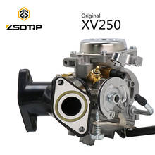 ZSDTRP-ensamblaje de carburador XV250, para Yamaha Virago 250, 1995-2004, Route 66, 1988-1990, interfaz de carburador para XV250 2024 - compra barato