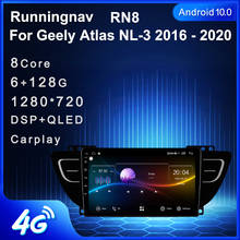 4G LTE Android 10,1/9/8.1 для Geely Atlas NL-3 2016 - 2020 Автомагнитола мультимедийная стерео видео плеер навигация GPS без DVD 2024 - купить недорого