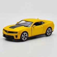 WELLY-modelo de vehículos de juguete de aleación para niños, juguete deportivo de simulación alta, para tirar hacia atrás, escala 1:36, Chevrolet Camaro 2024 - compra barato