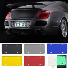 Silicone Universal License Plate Frame Waterproof Antirust Anti-shake Cover 2024 - buy cheap