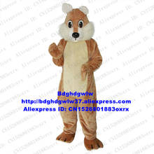 Brown Long Fur Squirrel Mascot Costume Adult Cartoon Character Outfit Suit Children Program Grad Night zx641 2024 - buy cheap