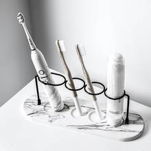 Cepillo de dientes titular de Base bastidor de almacenamiento accesorios de baño cepillo de dientes soporte para pasta dental estante del sostenedor de la taza 2024 - compra barato
