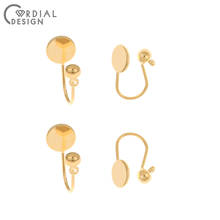 Cordial Design 50Pcs 7*16MM Earrings Hooks/Jewelry Accessories/Genuine Gold Plating/DIY/Hand Made/Jewelry Findings & Components 2024 - buy cheap