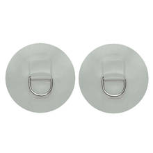 Accesorio de cubierta de parche de anillo en D gris de PVC para bote inflable, bote, Kayak, 2 uds. 2024 - compra barato