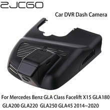 Carro dvr registrador traço cam câmera wi fi gravador de vídeo digital para mercedes benz gla classe facelift x156 gla180 gla200 gla220 2024 - compre barato