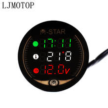 3 in 1 Night Vision Motorcycle Meter Time Temperature Voltage Table For Ducati 796 MONSTER HYPERMOTARD 796 MONSTER S2R 800 2024 - buy cheap