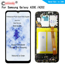 Pantalla LCD IPS de 5,8 pulgadas para Samsung Galaxy A20E A202 SM-A202F, digitalizador de Panel táctil con montaje de marco de repuesto 2024 - compra barato