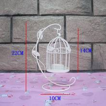 Romantic european wedding bird cage wrought iron candlestick Lantern Lamp Decor For Dinner Home  2024 - buy cheap