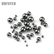 RBFHYER 3/4/6/8/10/12MM Black Hematite beads Natural Stone Round Loose beads For Jewelry  Making DIY Bracelet Accessories 2024 - buy cheap
