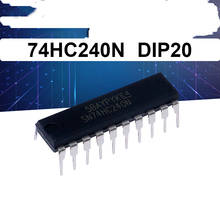 10 шт./лот Новый SN74HC240N 74HC240 DIP-20 логический инвертор буфер 2024 - купить недорого