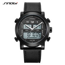 SINOBI Top Luxury Brand Military Quartz Mens Watches LED Analog Digital Watch Men Fashion Sport Watch Clock Relogio Masculino 2024 - buy cheap