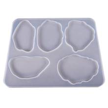 High Quality Silicone Mold Resin Molds Irregular Coasters Pendant Mold For Jewelry Making DIY Craft Multi-shapes 2024 - buy cheap