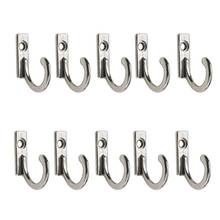 10 Pcs Storage Rack Single Prong Hook Bronze Silver for Coats Hats Cloth Hanger  2024 - buy cheap