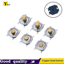 50PCS/LOT 4*4*2/2.3/2.5/3/3.5/4.3 Copper head button SMD touch switch 4-pin button switch 2024 - buy cheap
