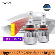 CSP Super Bright LED Chip H7 H11 H1 H3 H4 9005 HB3 9006 55 HB4 9012 Carro LEVOU Lâmpadas Dos Faróis W 8000LM 6500K Fog Lâmpada LED Car Light 2024 - compre barato