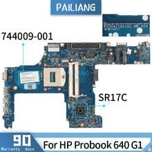 Parpailiang-placa-mãe para laptop hp probook 640 g1 core sr17c, placa principal 744009-001, ddr3, testada 2024 - compre barato