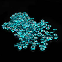 2000 peças 4.2mm 1/3 quilate cristal teal azul diamante confete mesa de casamento favor decoração de festa 2024 - compre barato