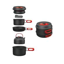 Alocs 3-4 Person Cooking Pot Camping Pan Kettle Outdoor Cookware Pots Sets CW-C06S 2024 - buy cheap