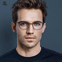 Montura de gafas ópticas cuadradas para hombre y mujer, anteojos ultraligeros TR90, montura de marca transparente para Miopía 2024 - compra barato
